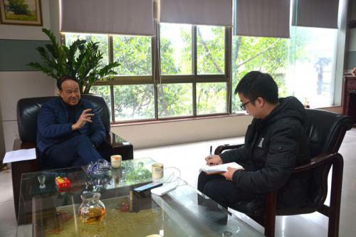 陳志豪總裁接受《化妝品報(bào)》專訪